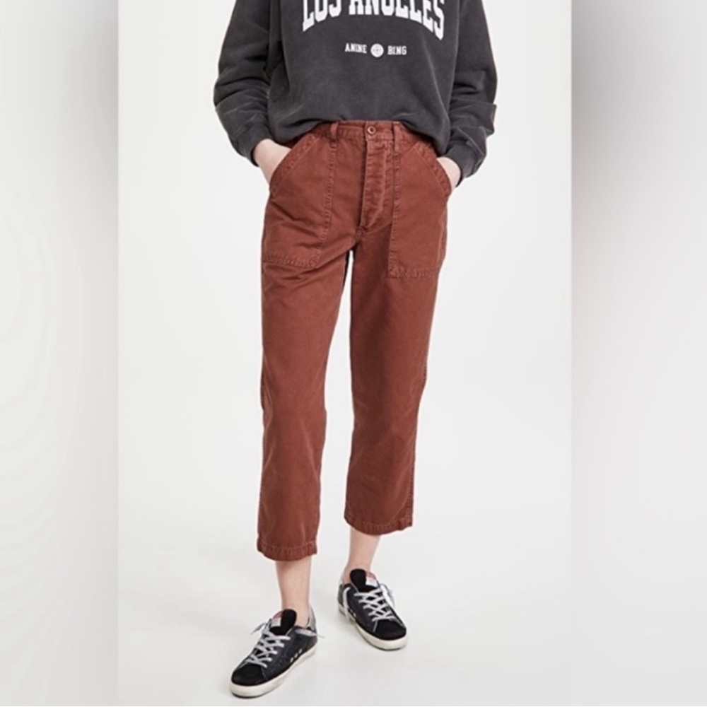 AMO Rust Straight Leg Pants